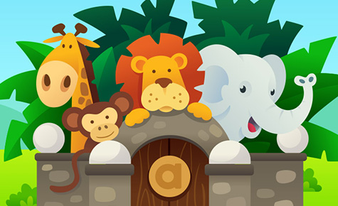 screenshot from Animal Alphabet activities